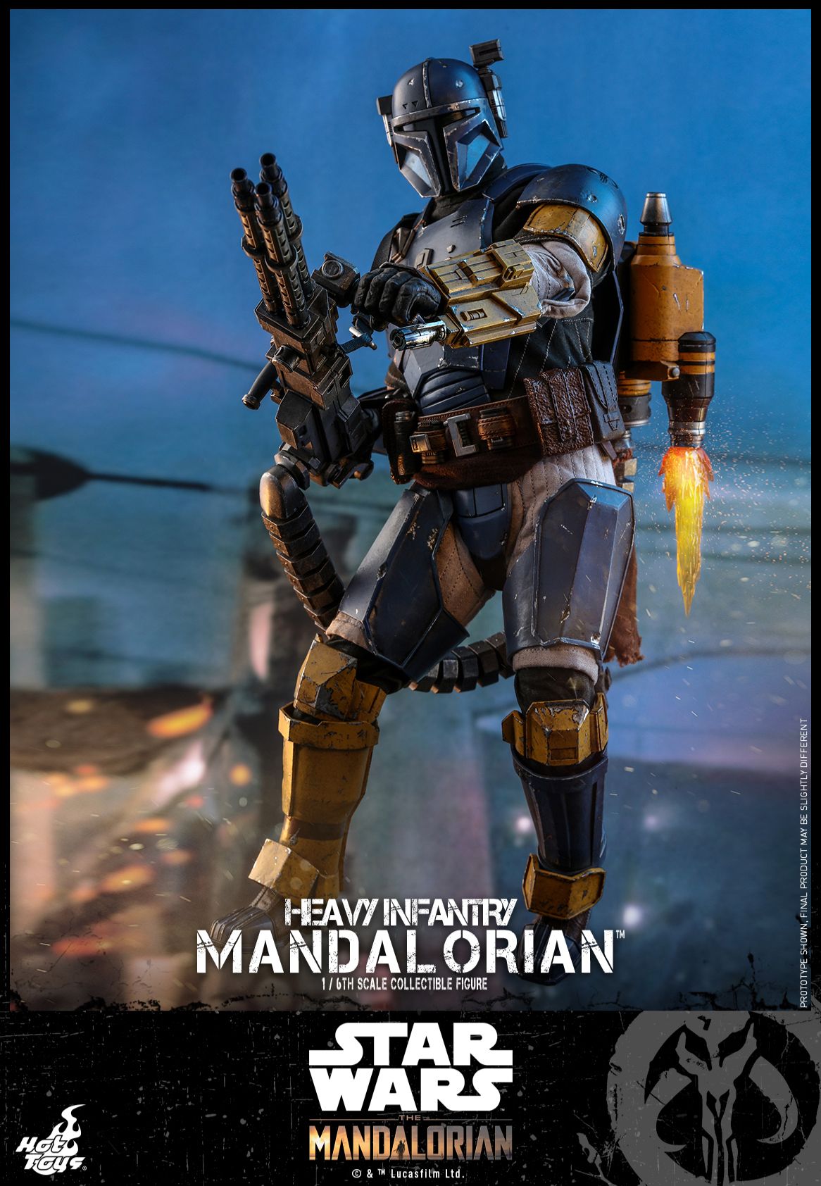 The Mandalorian Heavy Infantry Hot Toys #13