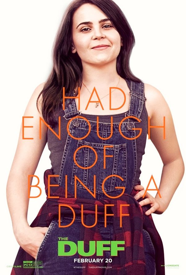 The DUFF Bella Thorne Character Poster