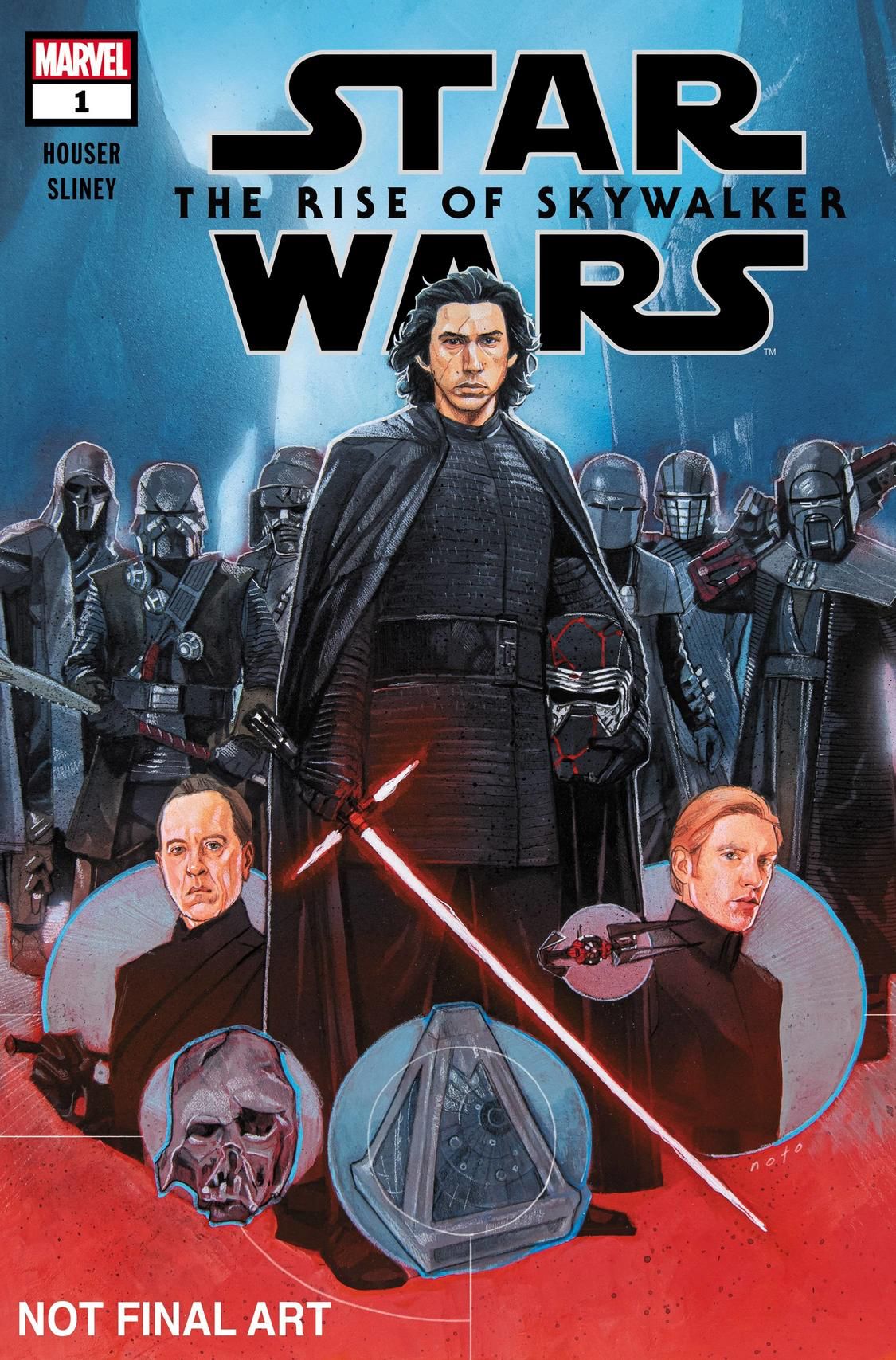 Star Wars The Rise of Skywalker Marvel Comic Cover Art