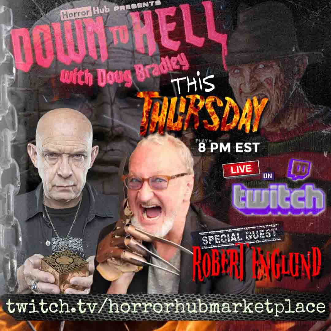 Doug Bradley and Robert Englund Will Be Live Streaming on Twitch Today