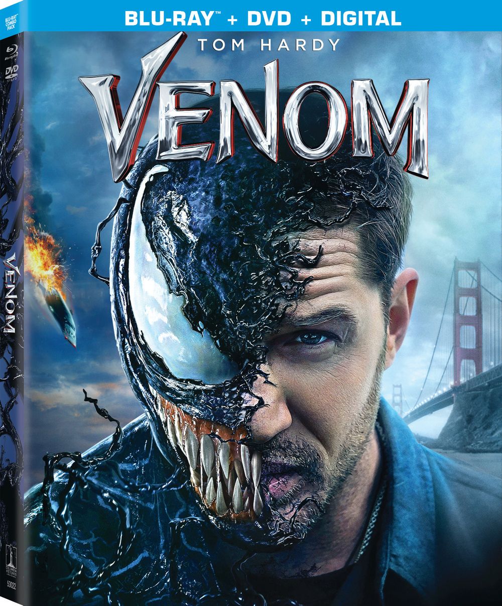 Venom blu-ray 4K Ultra HD cover art