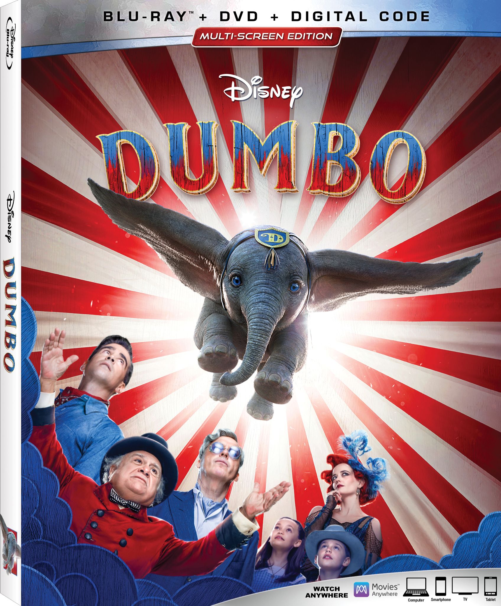 Dumbo 4K Ultra HD Blu-ray covert art
