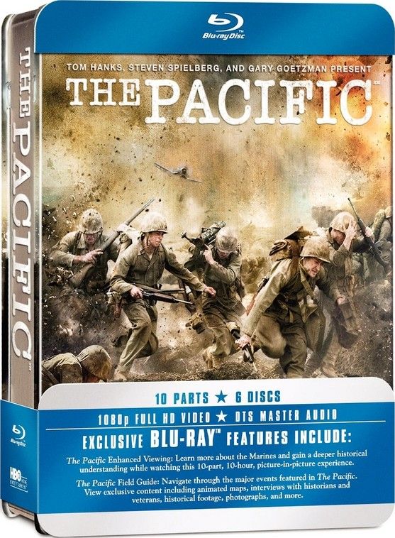 The Pacific Blu-ray cover art