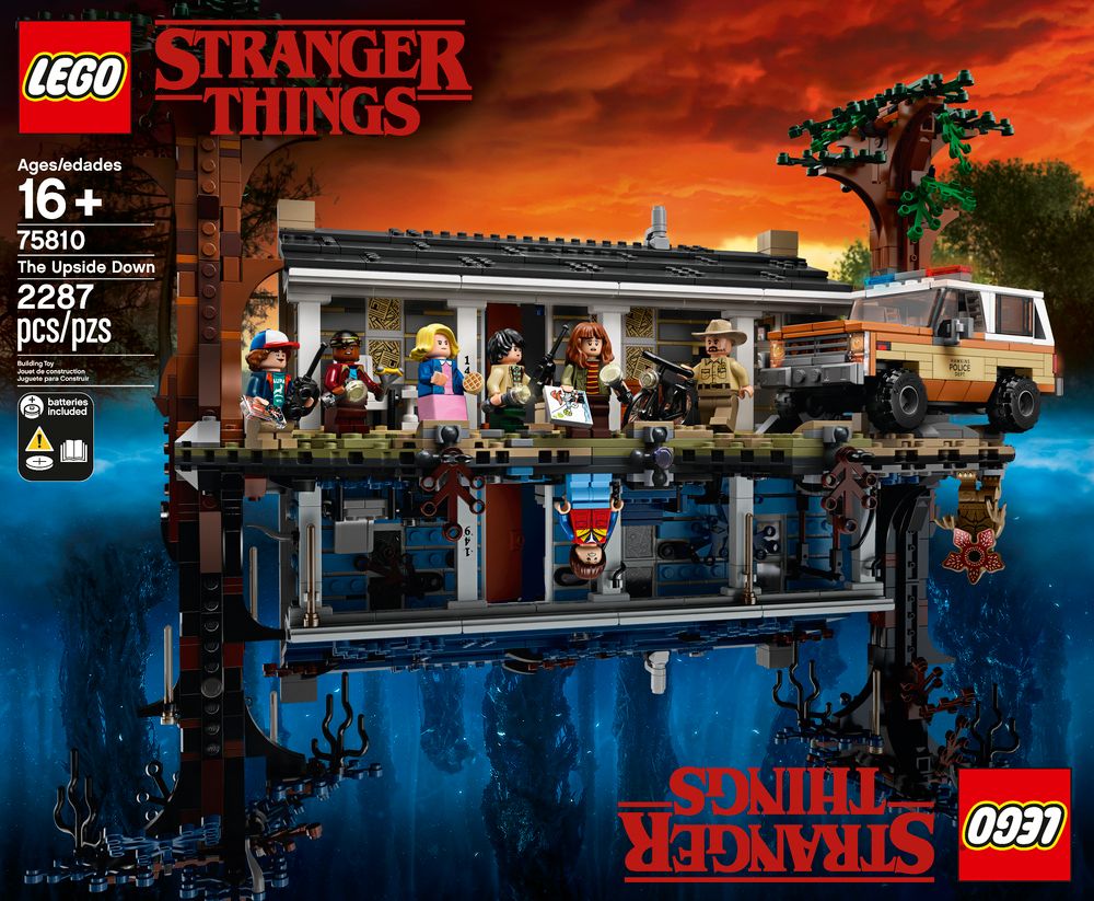 Stranger Things LEGO set The Upside Down #1