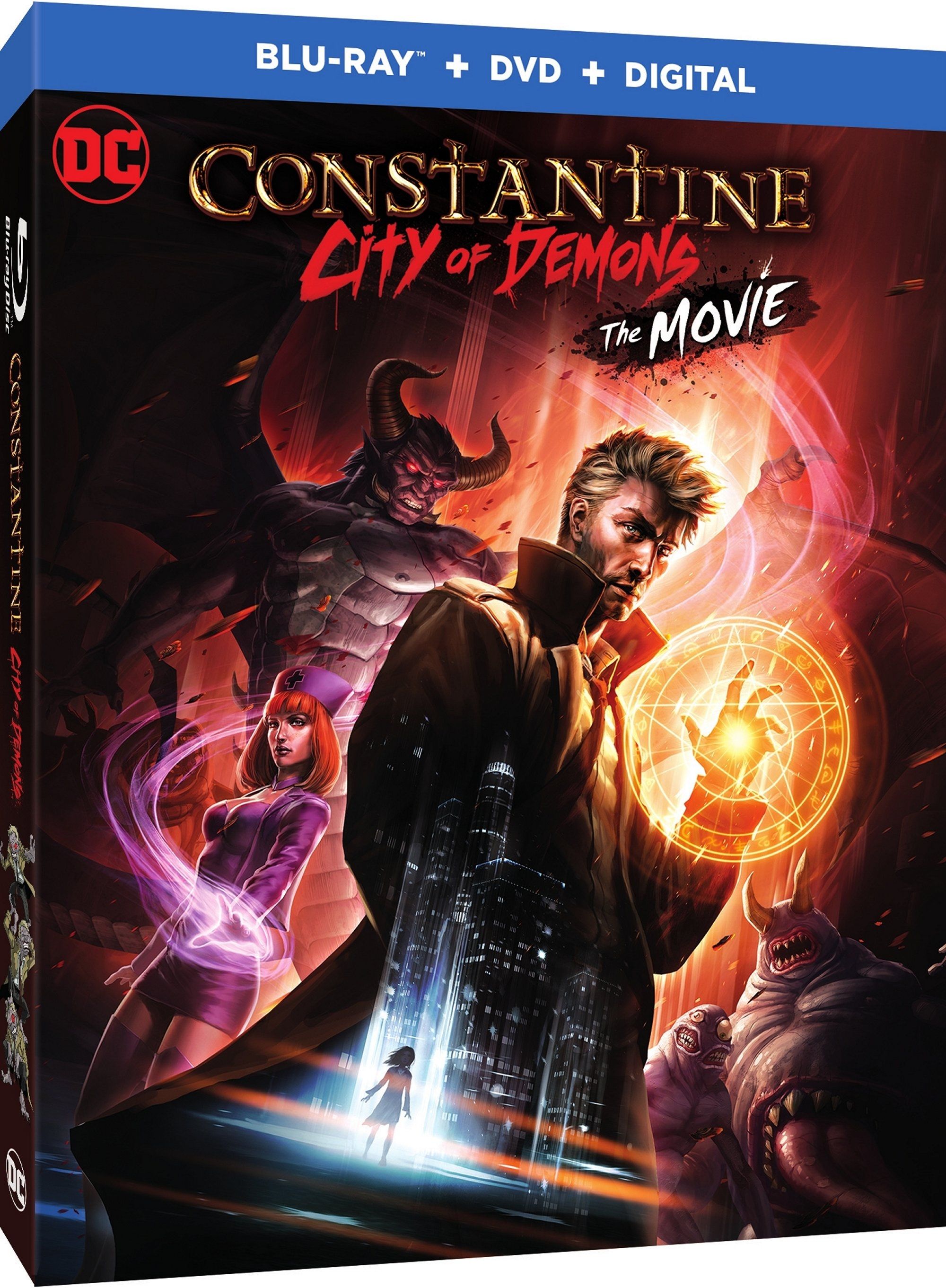 Constantine: City of Demons 4K Blu-ray Cover