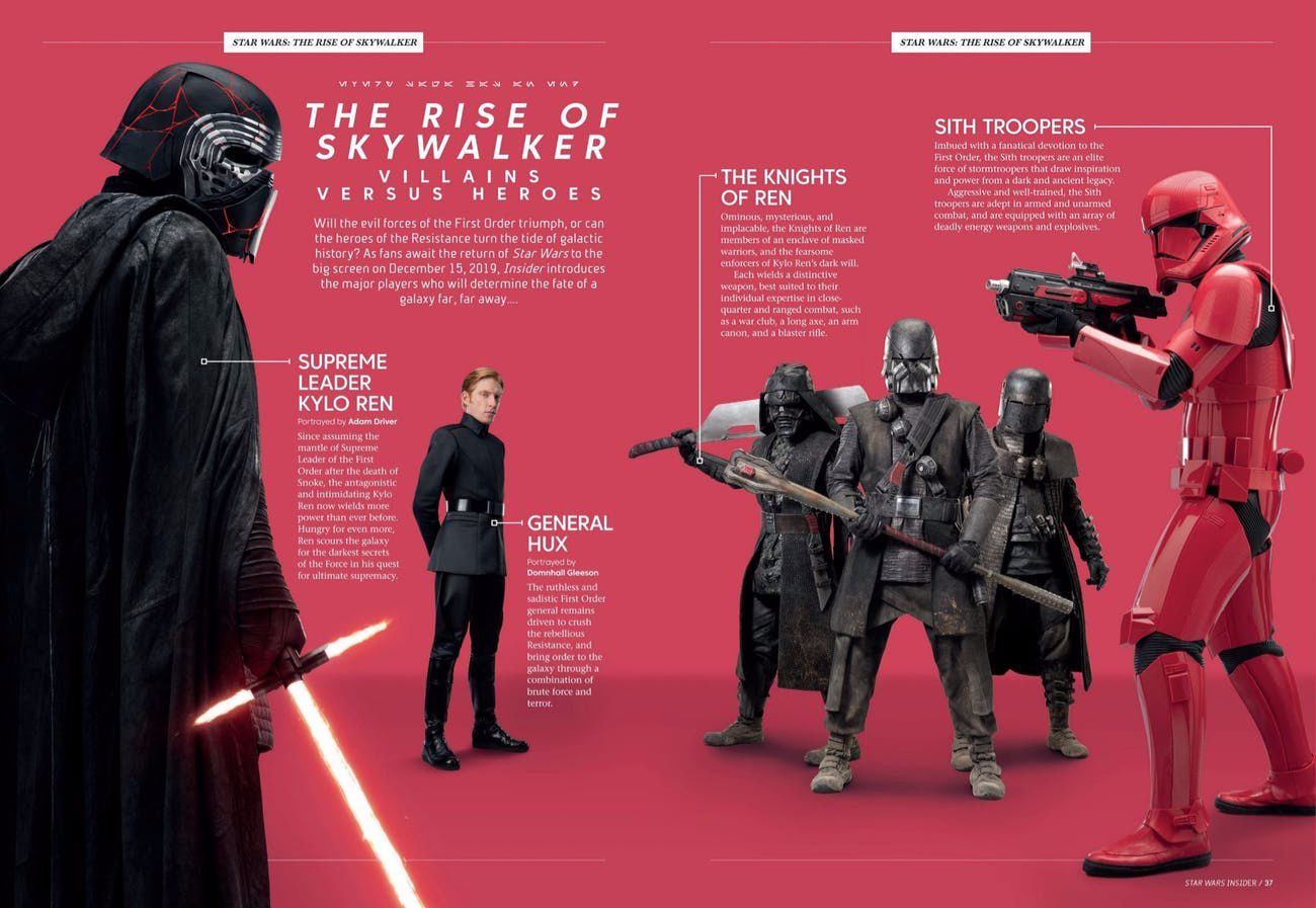 Sith Troopers The Rise of Skywalker villains preview