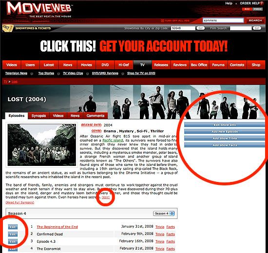 MovieWeb User Contributions
