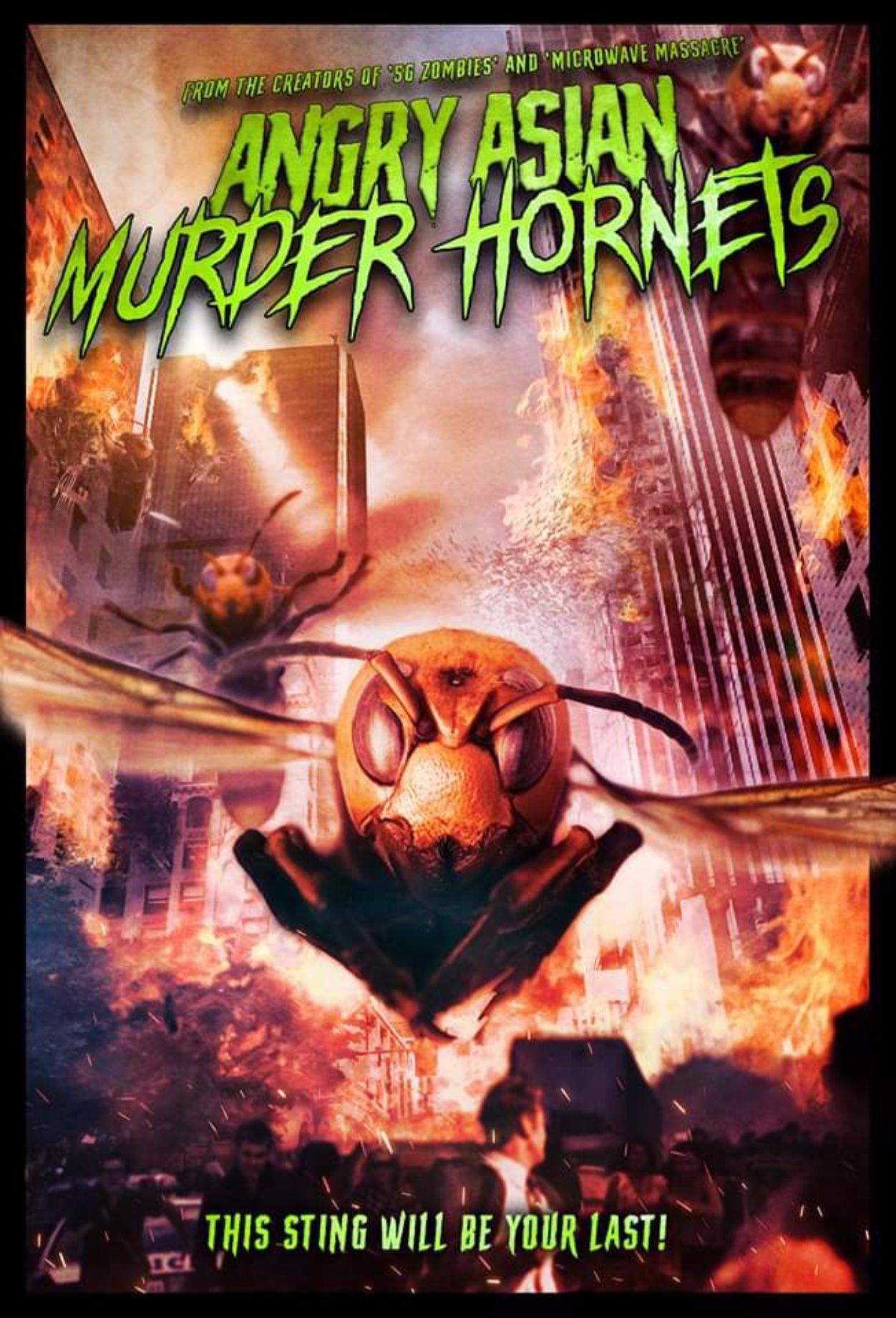 Angry Asian Murder Hornets Poster