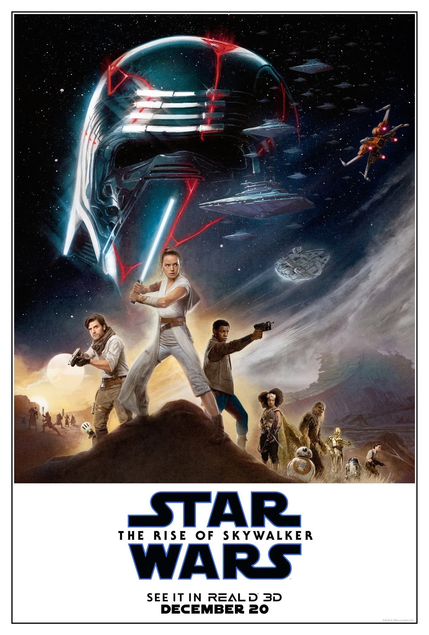 The Rise of Skywalker RealD 3D poster