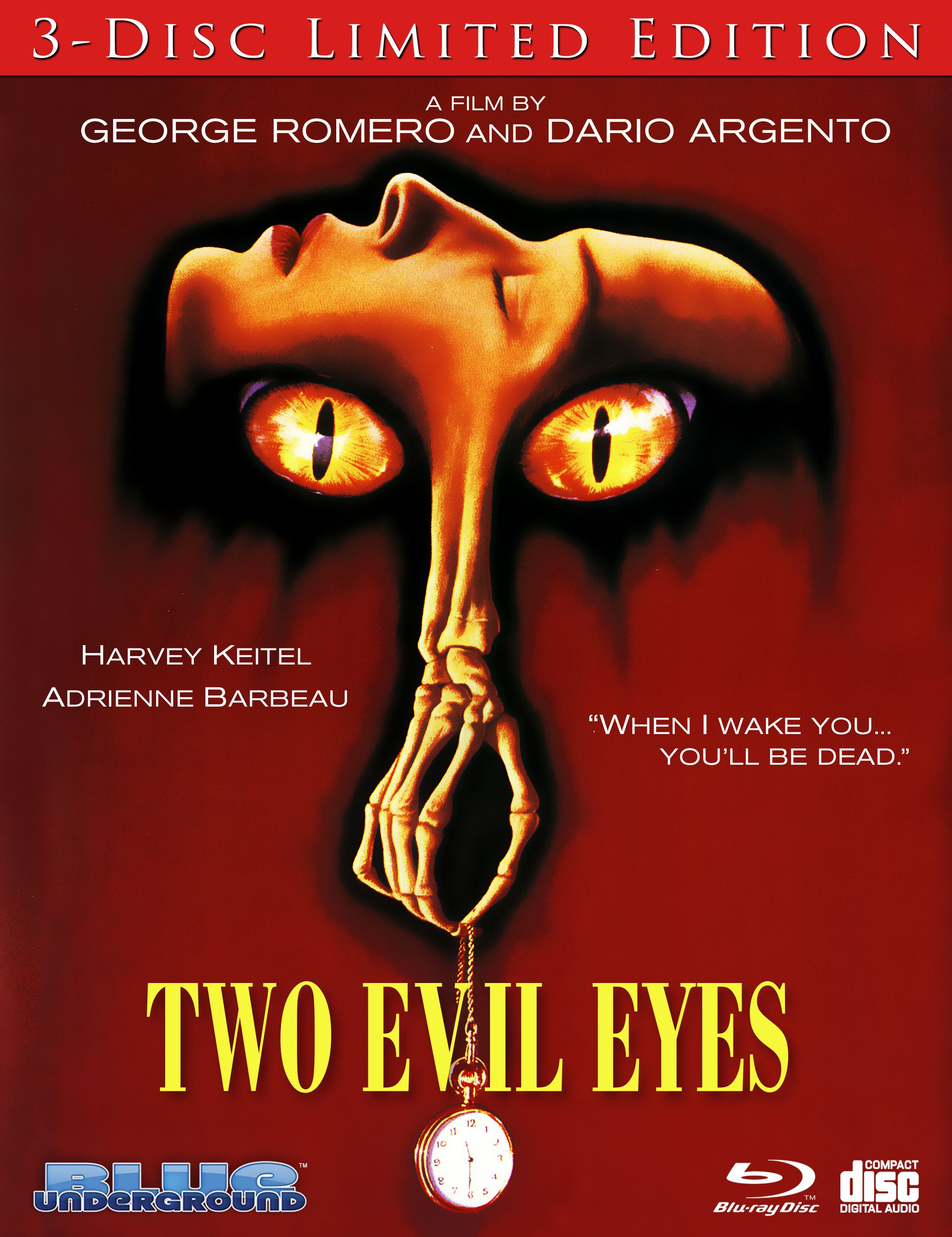 Two Evil Eyes 3-Disc Limited Edition Blu-ray