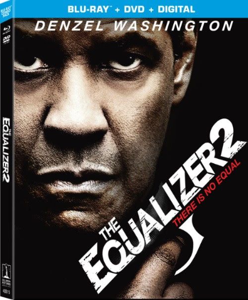 The Equalizer 2 Blu-ray and DVD cover art