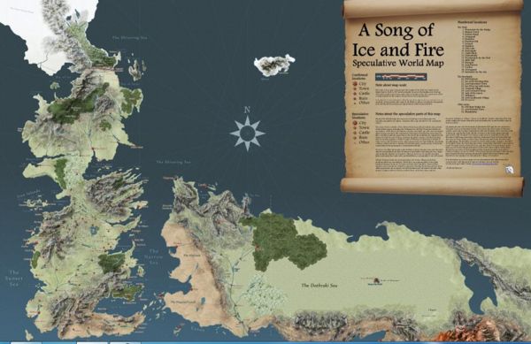 Game of Thrones Interactive Map