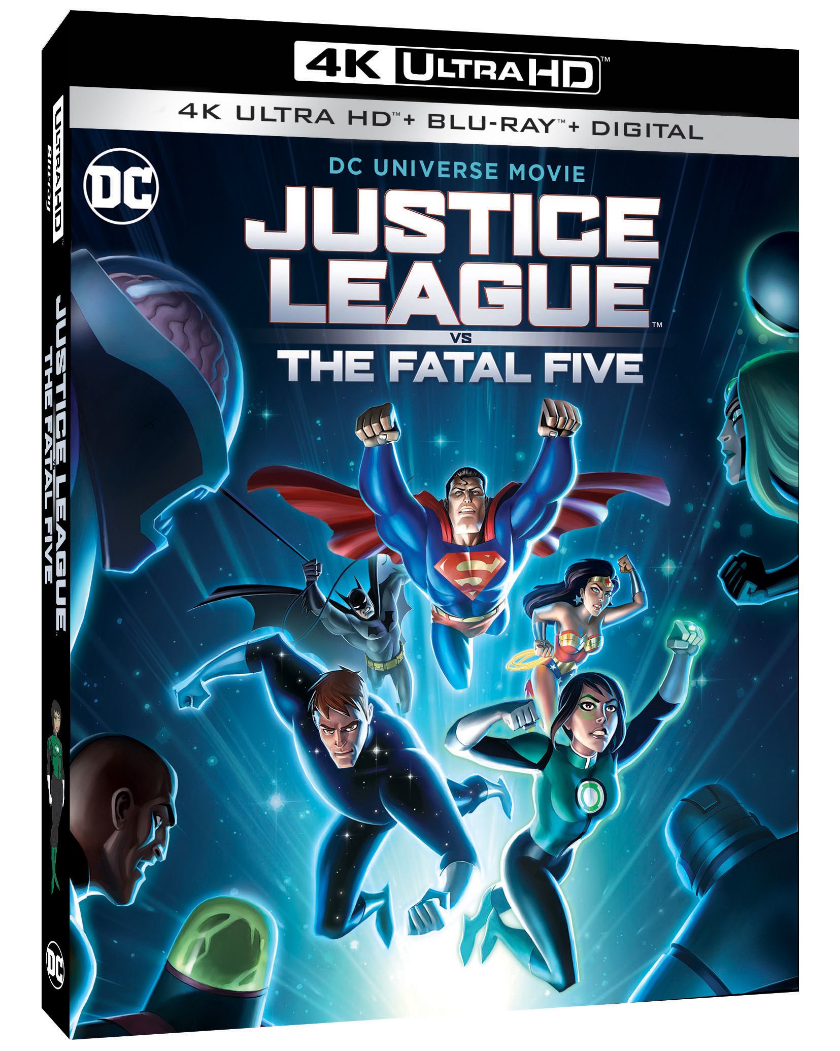 Justice League Vs. the Fatal Five 4K Ultra HD cover art