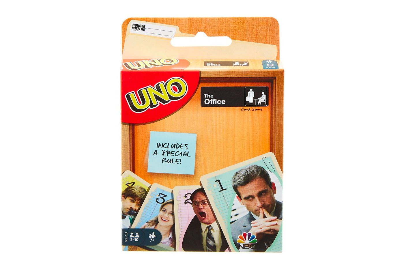 The Office UNO card game box