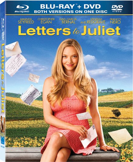 Letters to Juliet DVD artwork