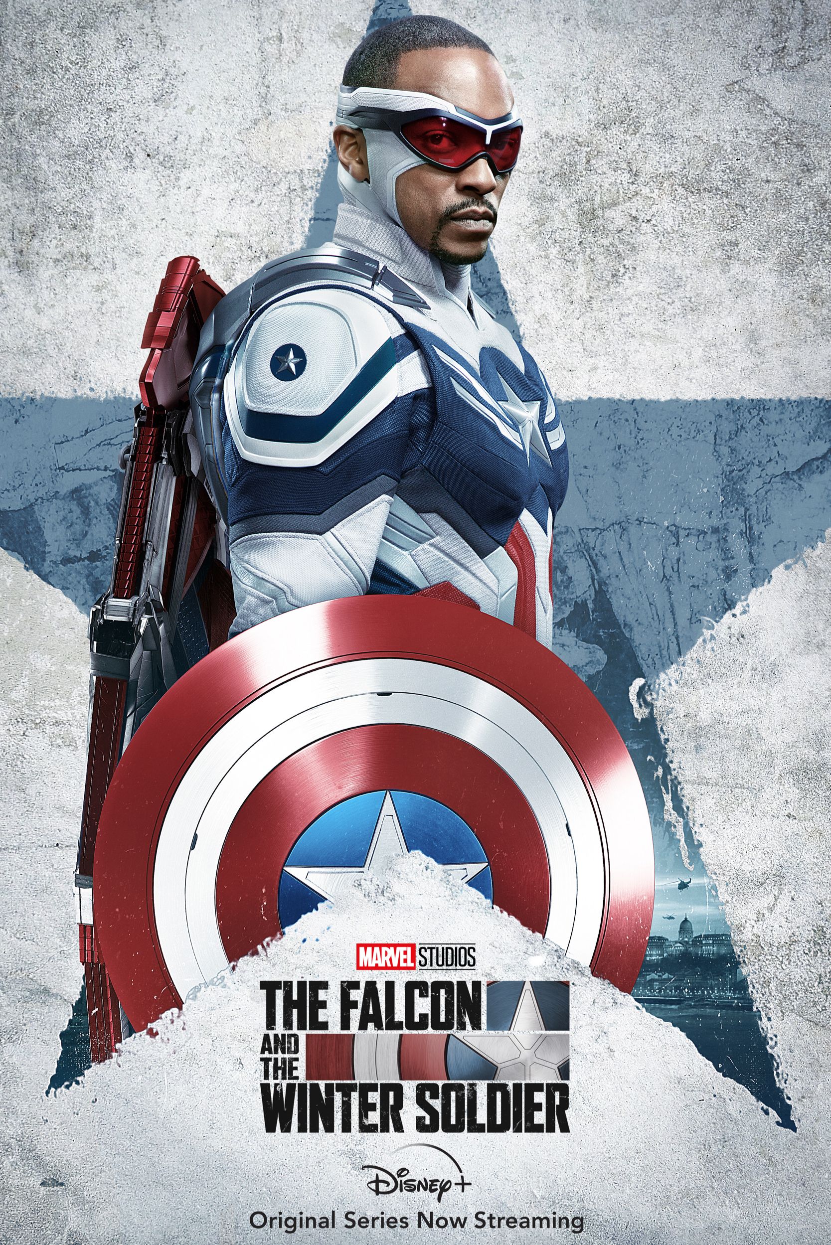 The Falcon and the Winter Soldier Sam Wilson Captain America Poster