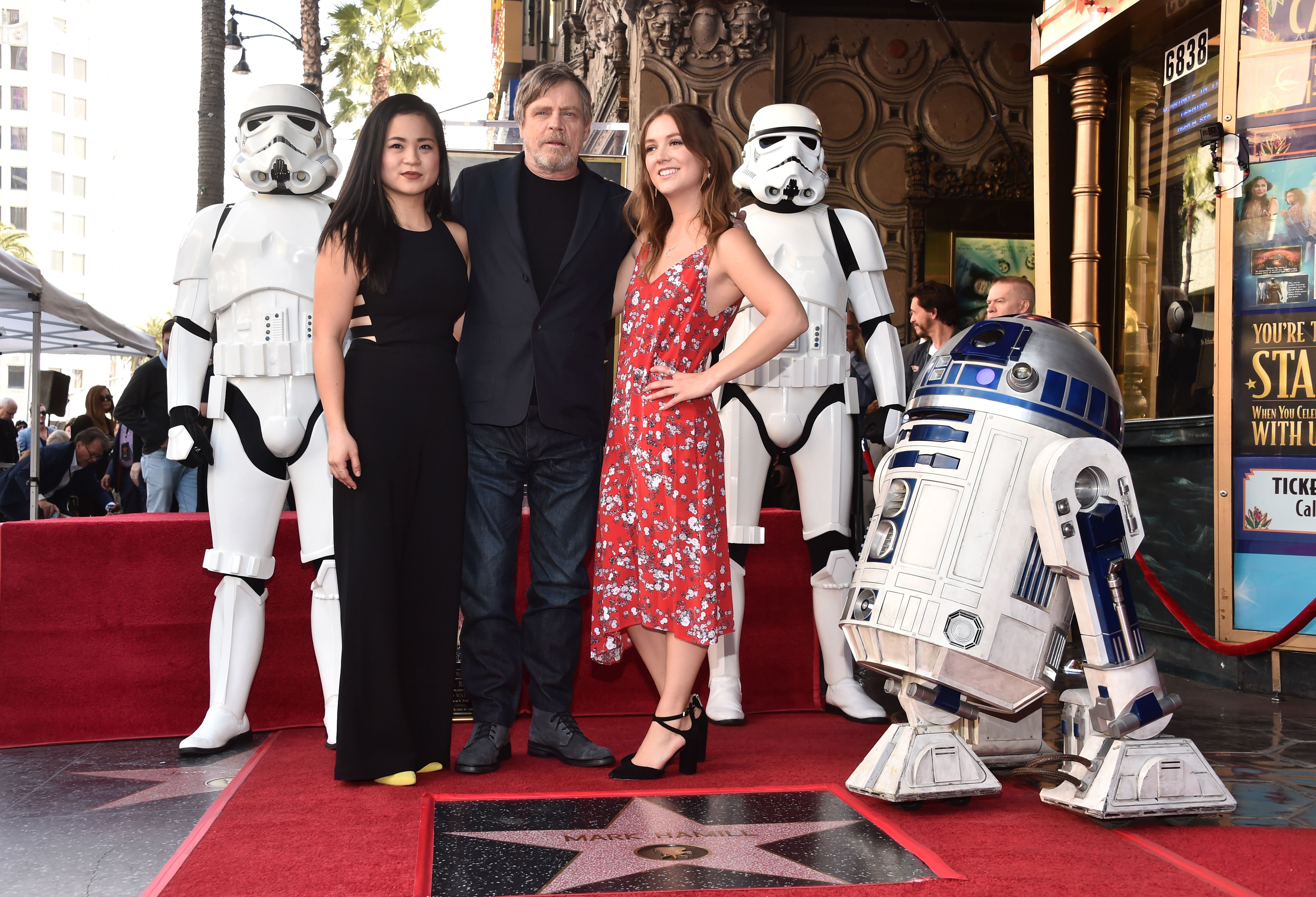 Mark Hamill Harrison Ford George Lucas Hollywood Walk of Fame