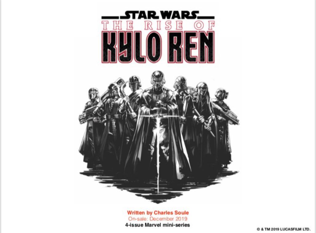 The Rise of Kylo Ren comic book cover