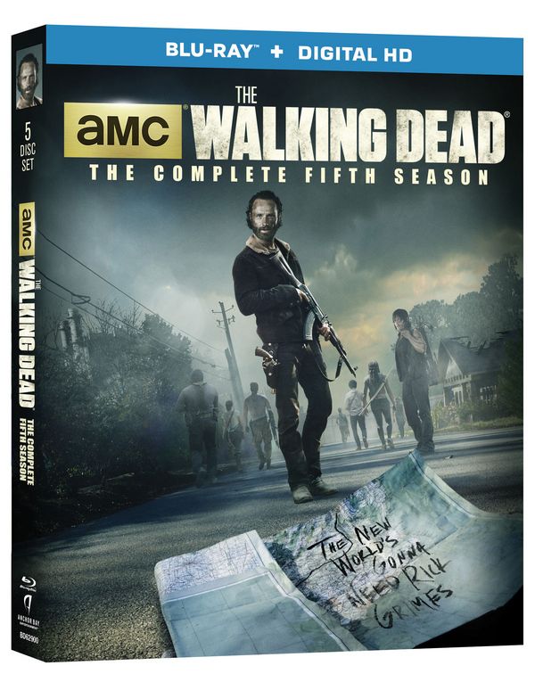 The Walking Dead The Complete Fifth Season Blu-ray Artwork