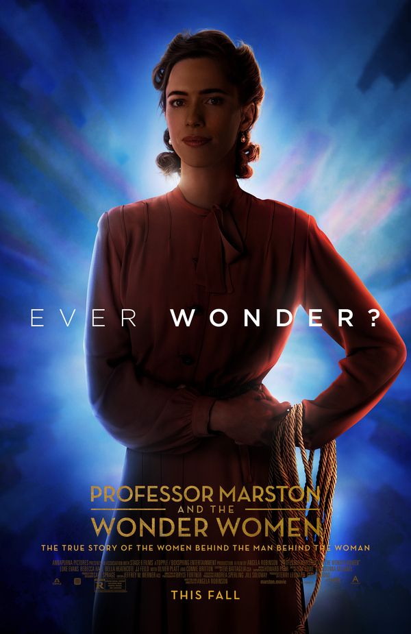 Professor Marston and the Wonder Women Rebecca Hall Poster