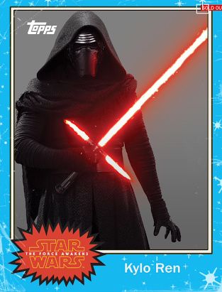 Star Wars The Force Awakens Kylo Ren Card