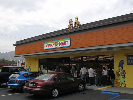 The Simpsons Kwik E Mart in Burbank, Ca