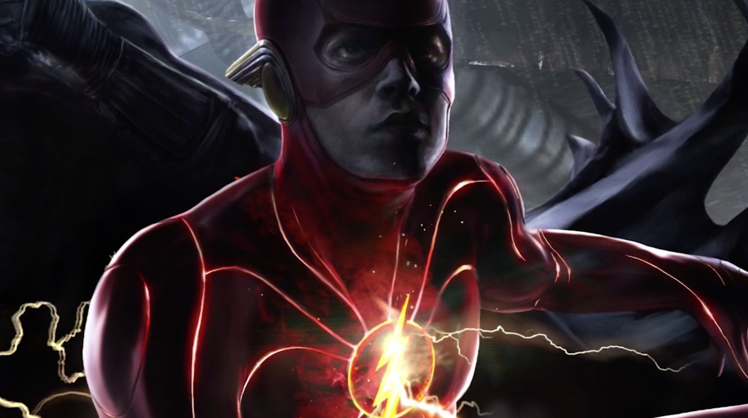 The Flash Movie Concept Art Reveals Michael Keaton's Batman and Barry Allen's New Suit