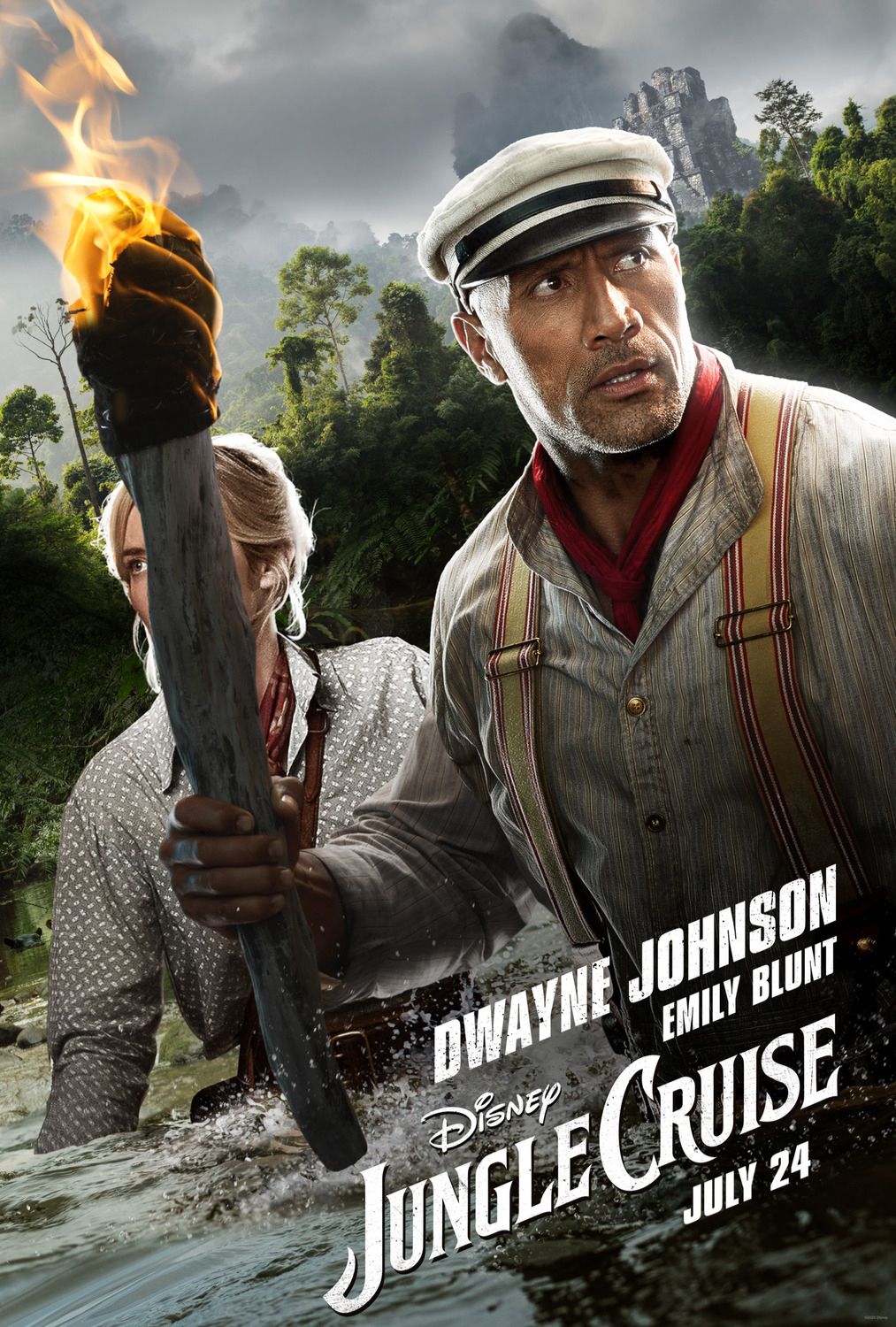 Jungle Cruise Dwayne Johnson Character Poster