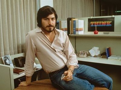 Steve Jobs himself in the early years of Apple Computer