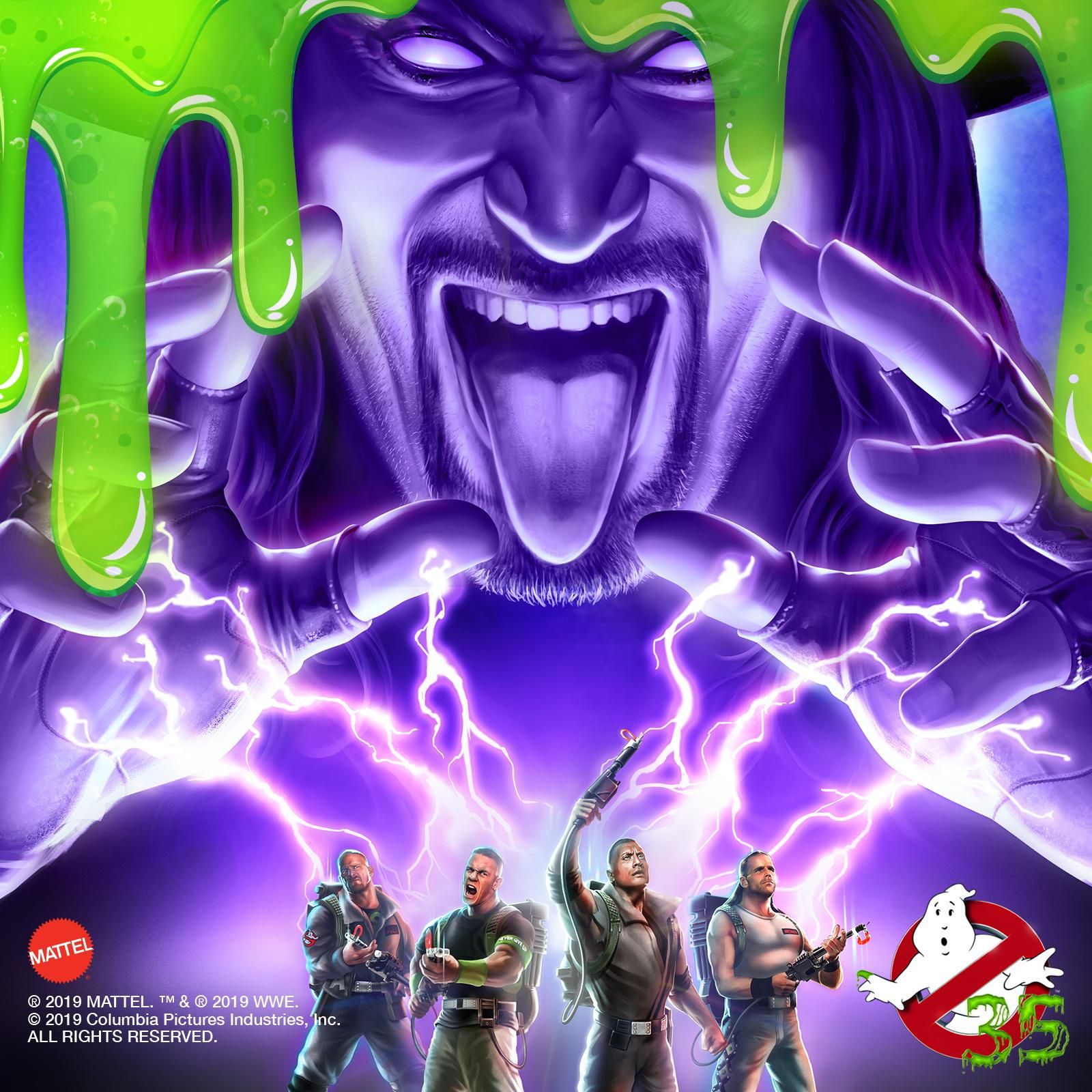 WWE Superstars Ghostbusters Complete with Undertaker Ghost in