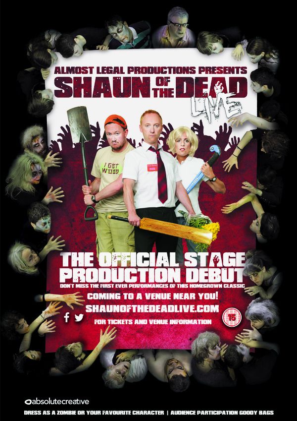 Shaun of the Dead Live Poster