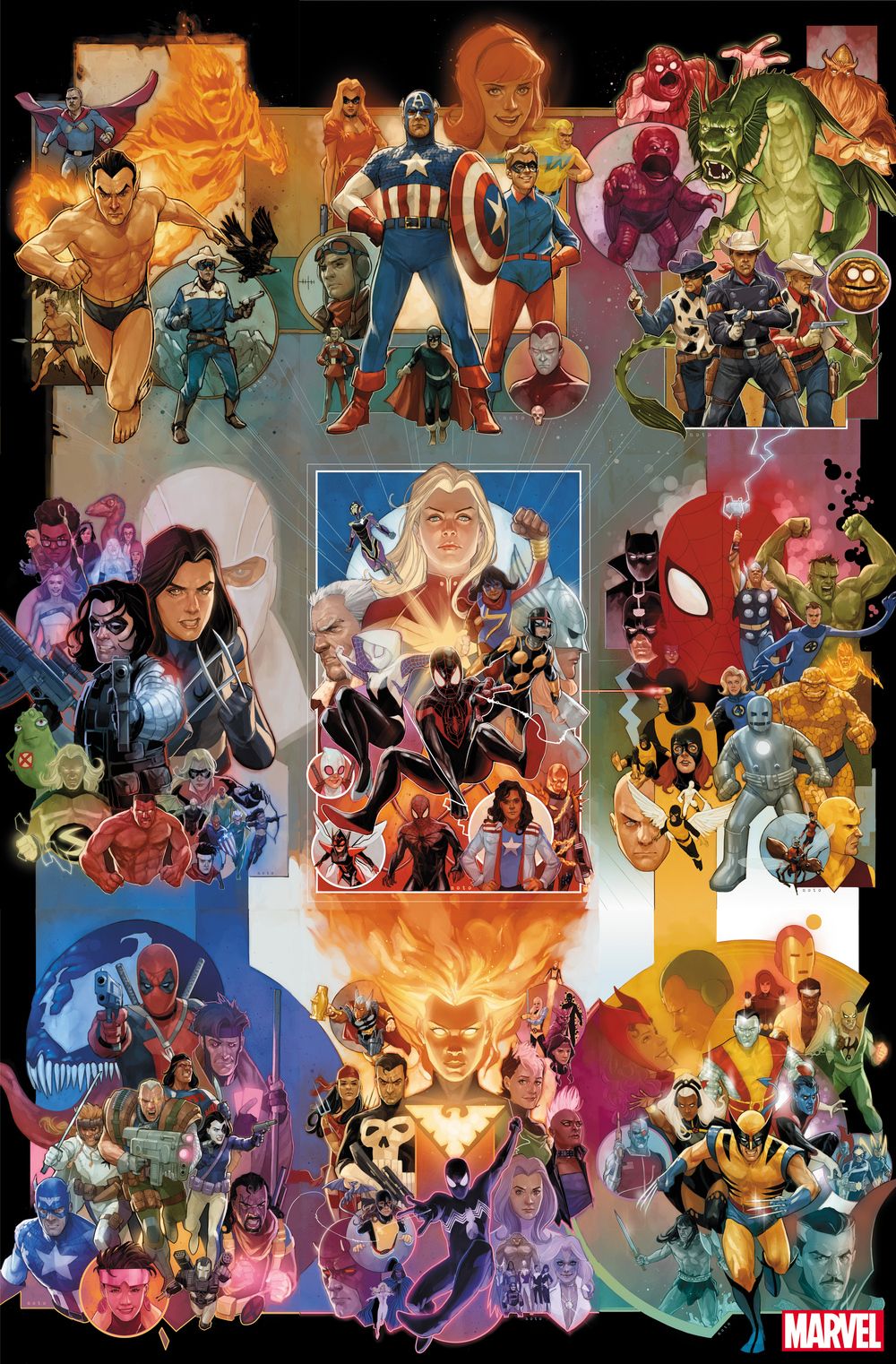 Marvel Comics 80th Anniversary comic book covers