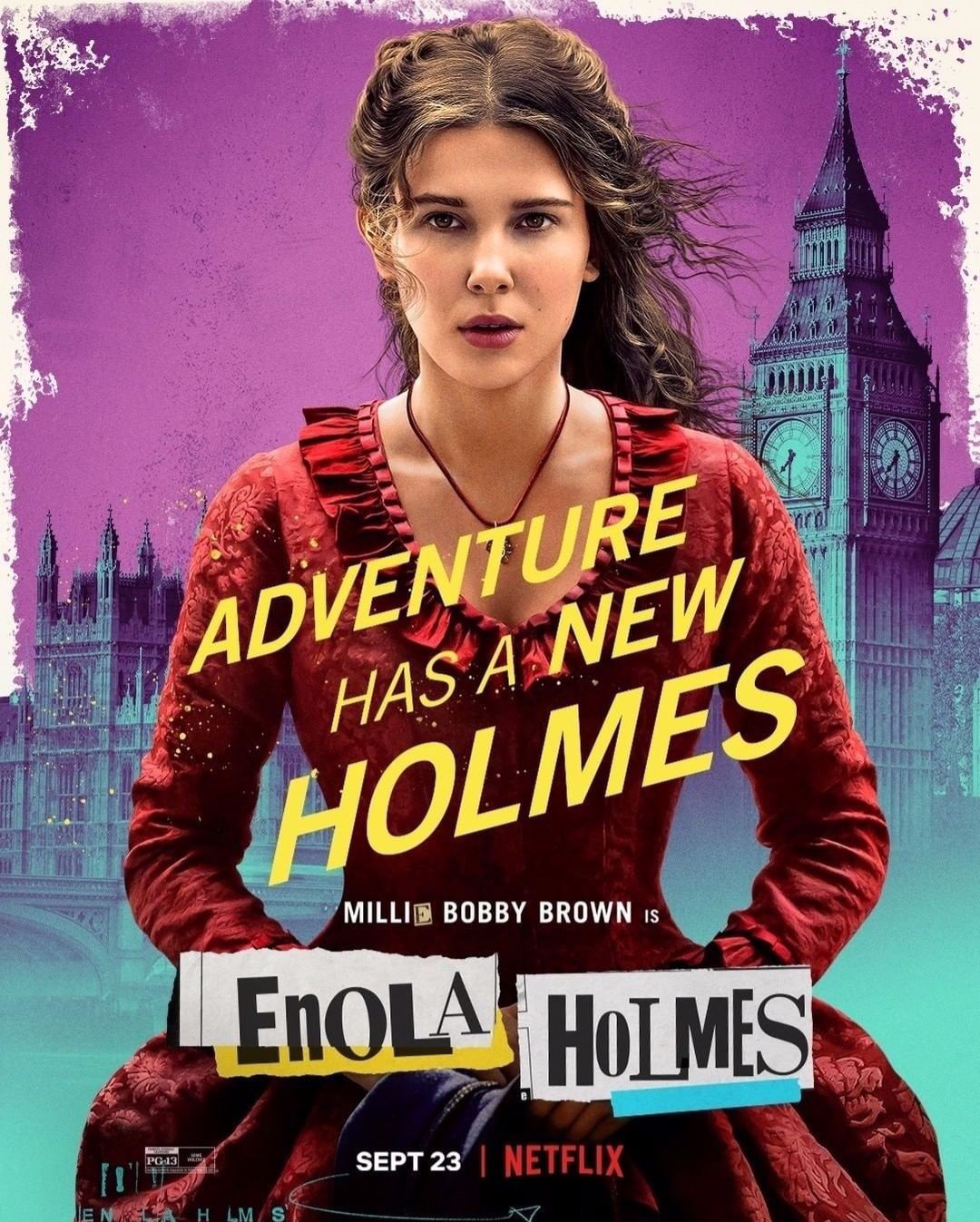 Enola Holmes Character Posters Millie Bobby Brown