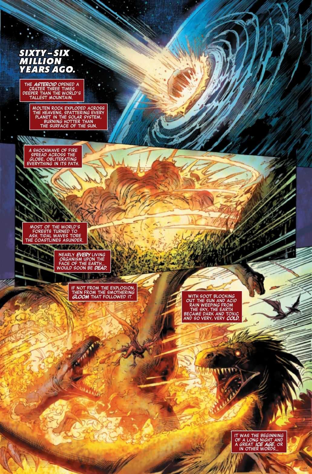 Avengers Comic T-Rex Starbrand Dinosaur image #1
