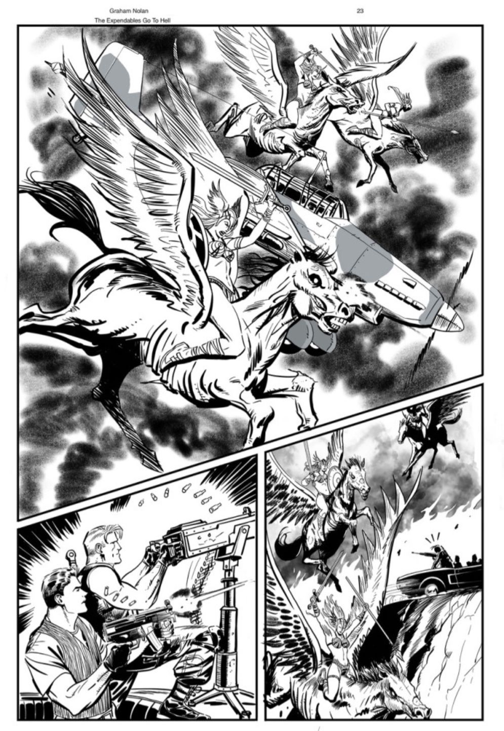The Expendables Go To Hell Graphic Novel Page 23