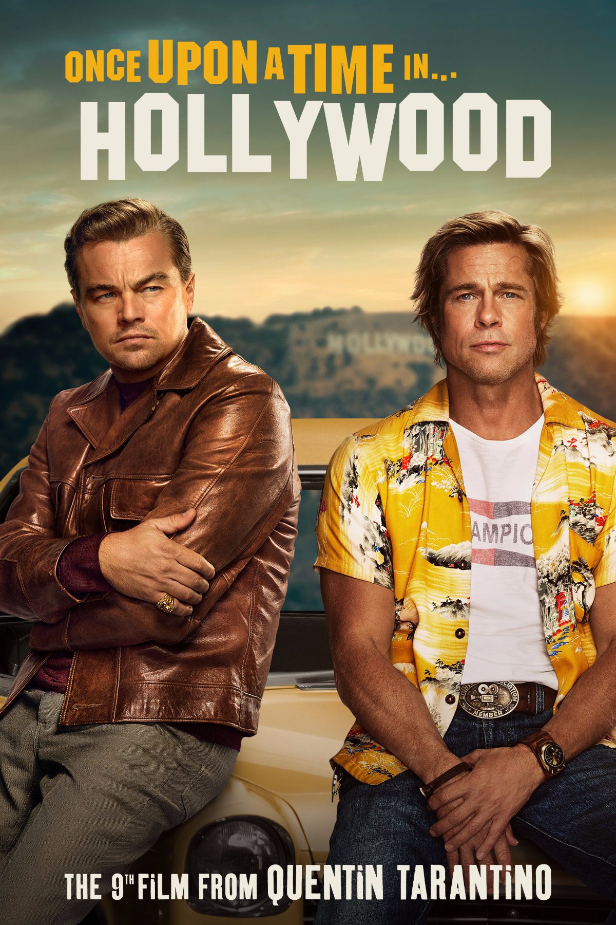 Once Upon a Time in Hollywood Blu-ray and DVD art