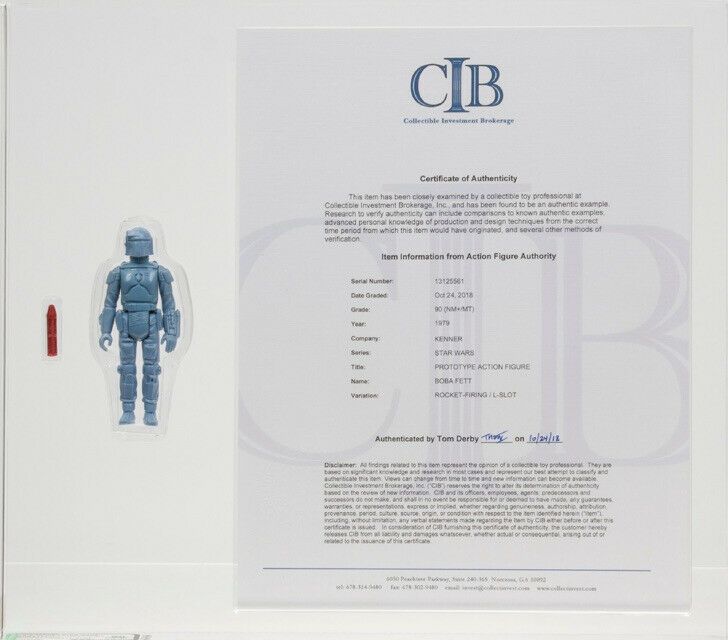 Boba Fett Action Figure Prototype Ebay Auction #1