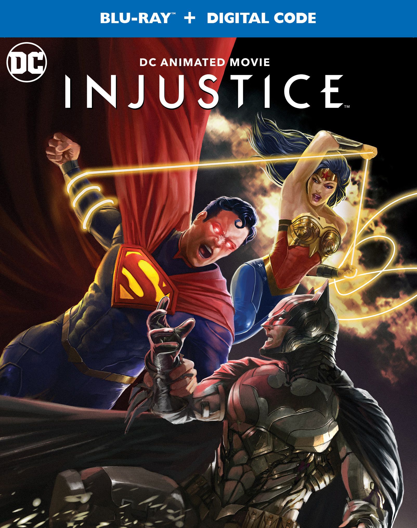 Injustice Blu-Ray cover