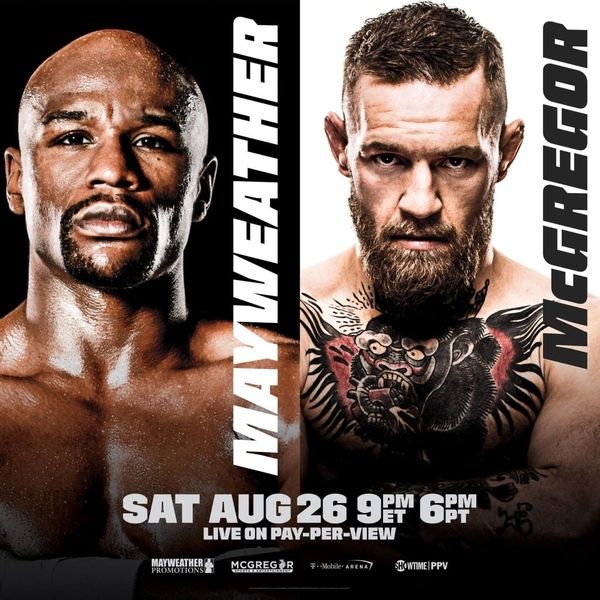 Mayweather McGregor Fight Poster