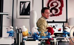 Neil Patrick Harris surfs the Internet with The Smurfs{39} Yes. You can't do it and not be physical, but not as much as this. I'm enjoying this new world. The prosthetics aren't that new, but the CGI world like they did in {40} or {41}, to become a living cartoon, I like that whole idea. Once you create the voice, you can literally become a new character on film.