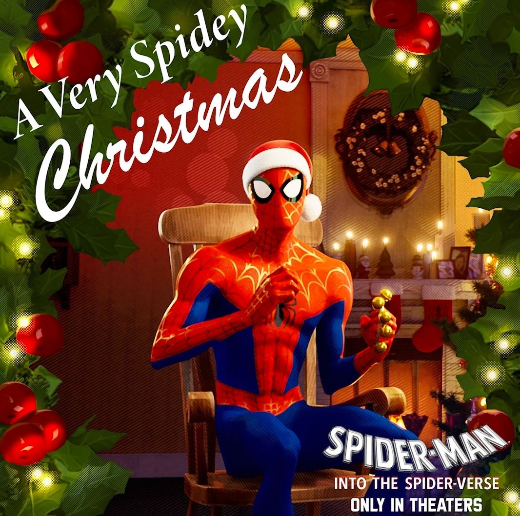 A Very Spidey Christmas EP album cover art