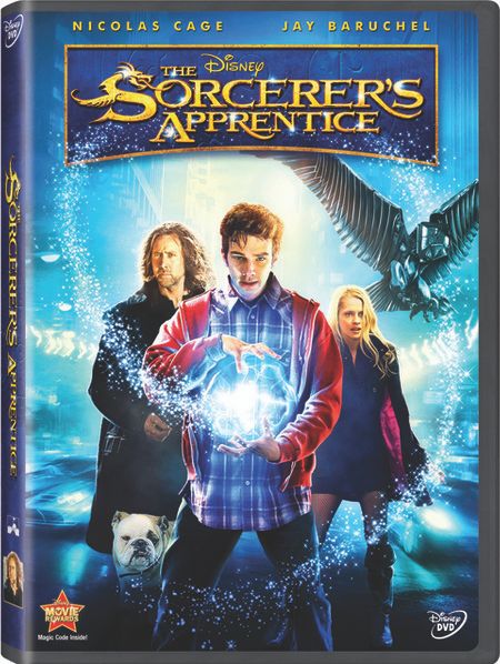 The Sorcerer's Apprentice three-disc Blu-ray artwork
