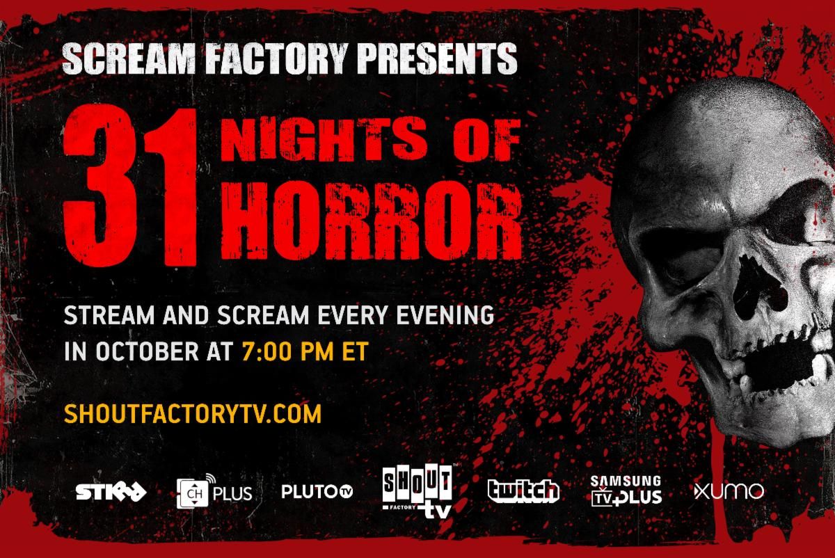 Shout Factory TV 31 Nights of Horror 2019