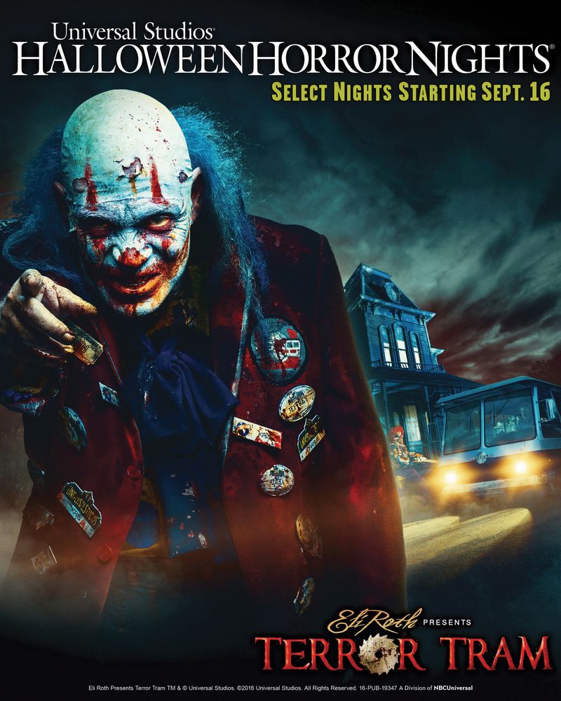 Eli Roth present Halloween Horror Nights Terror Tram