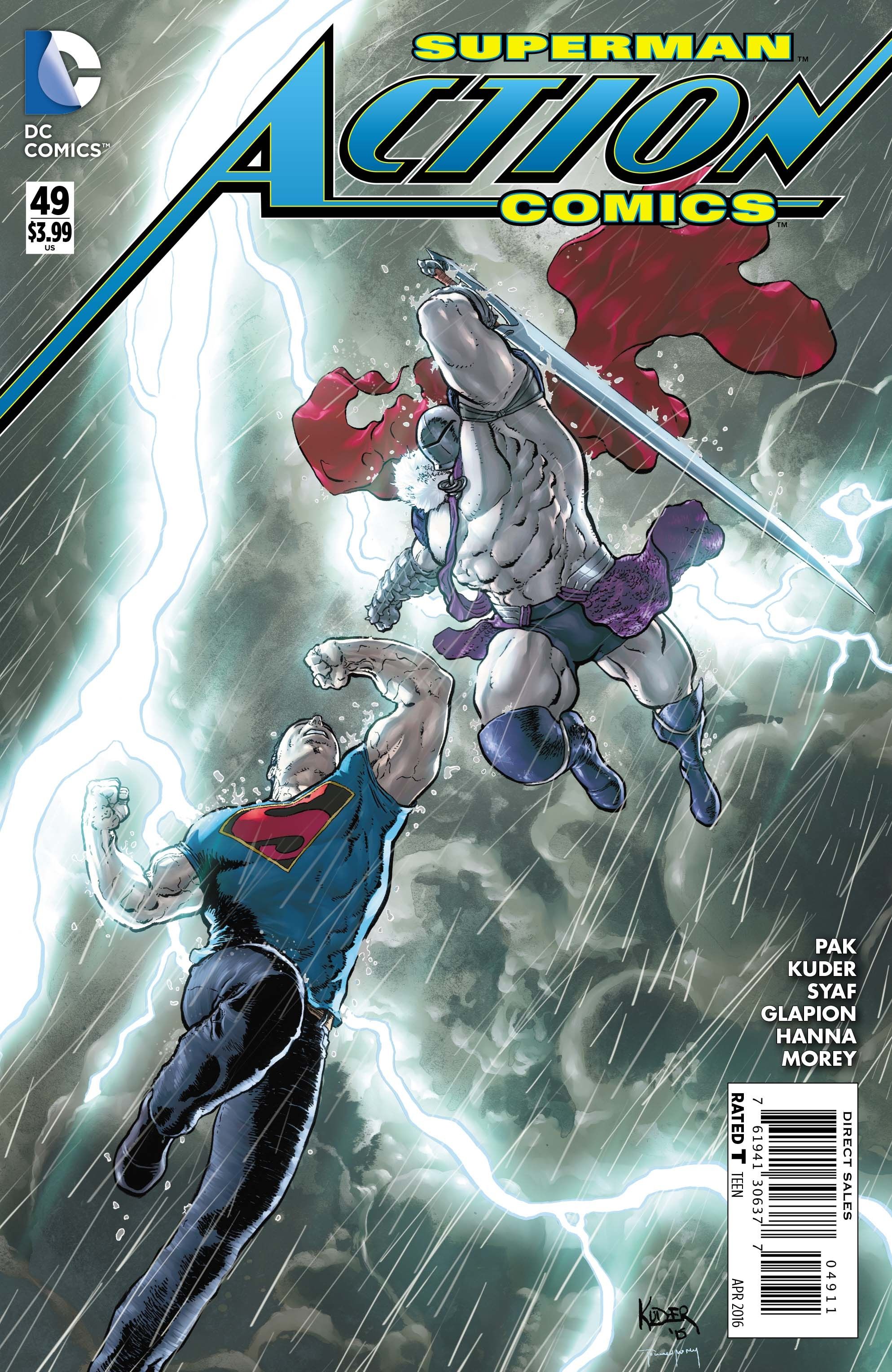 Superman Action Comics #49 Cover