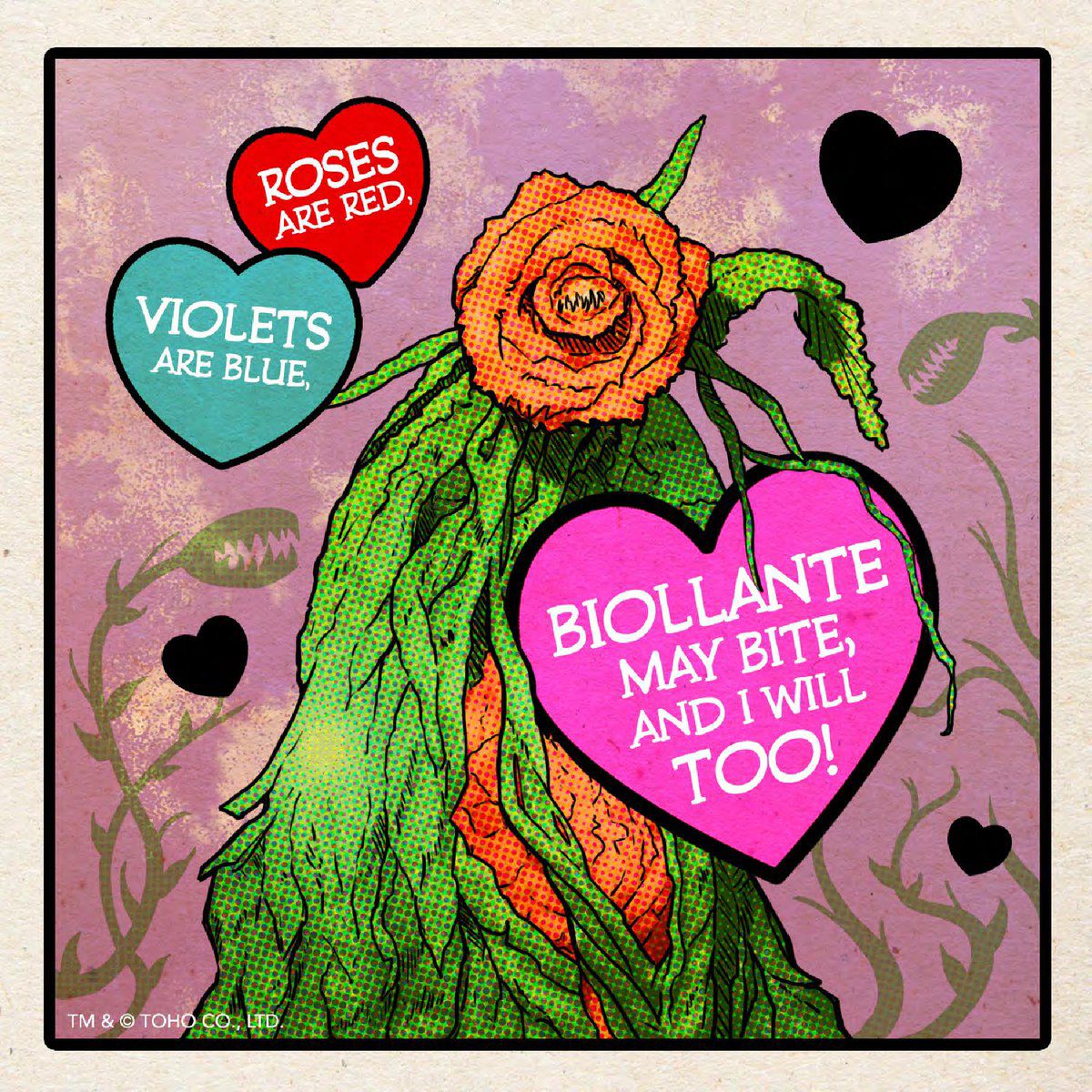 Godzilla Valentine's Day Card #2