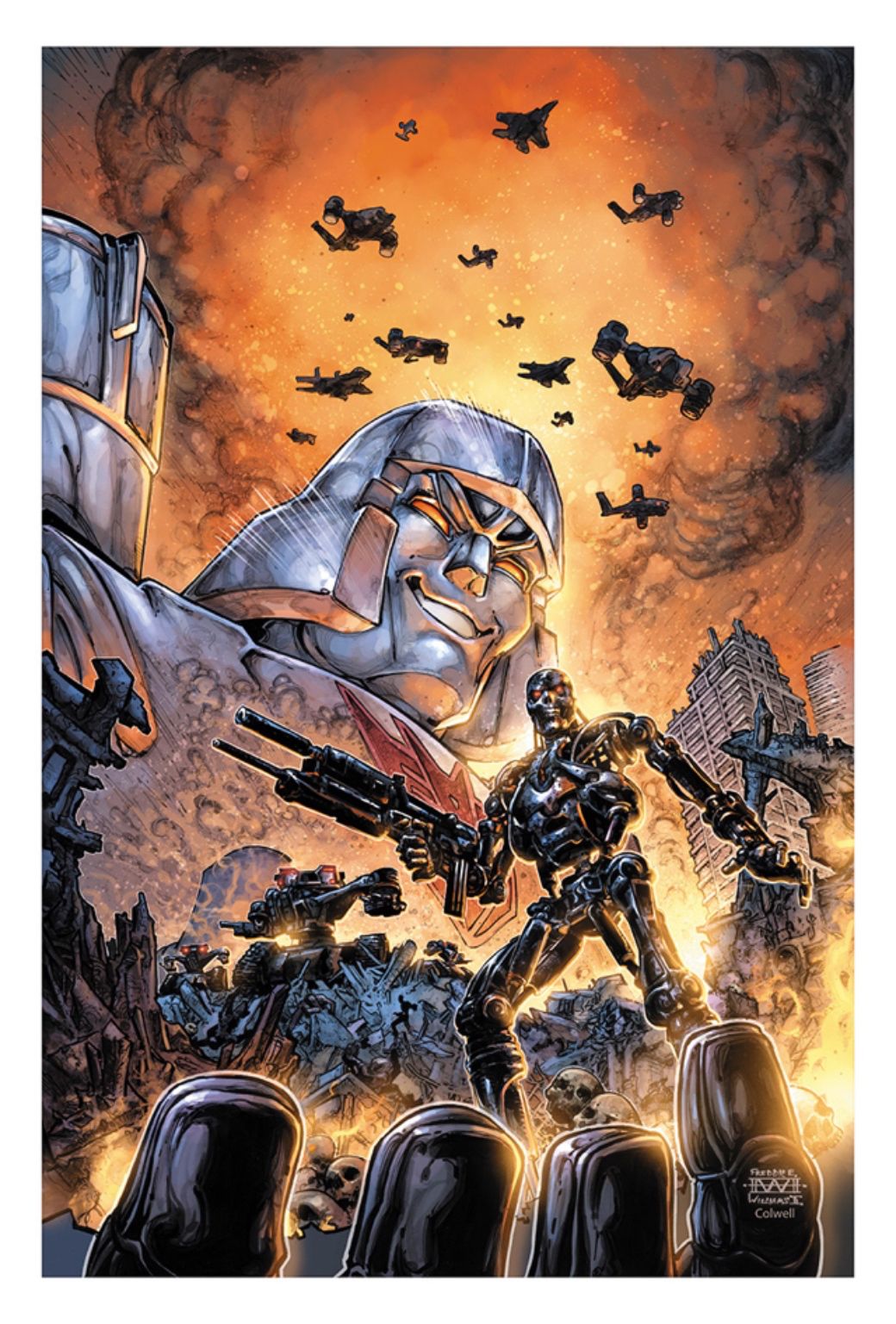 Transformers Vs. The Terminator Cover #2