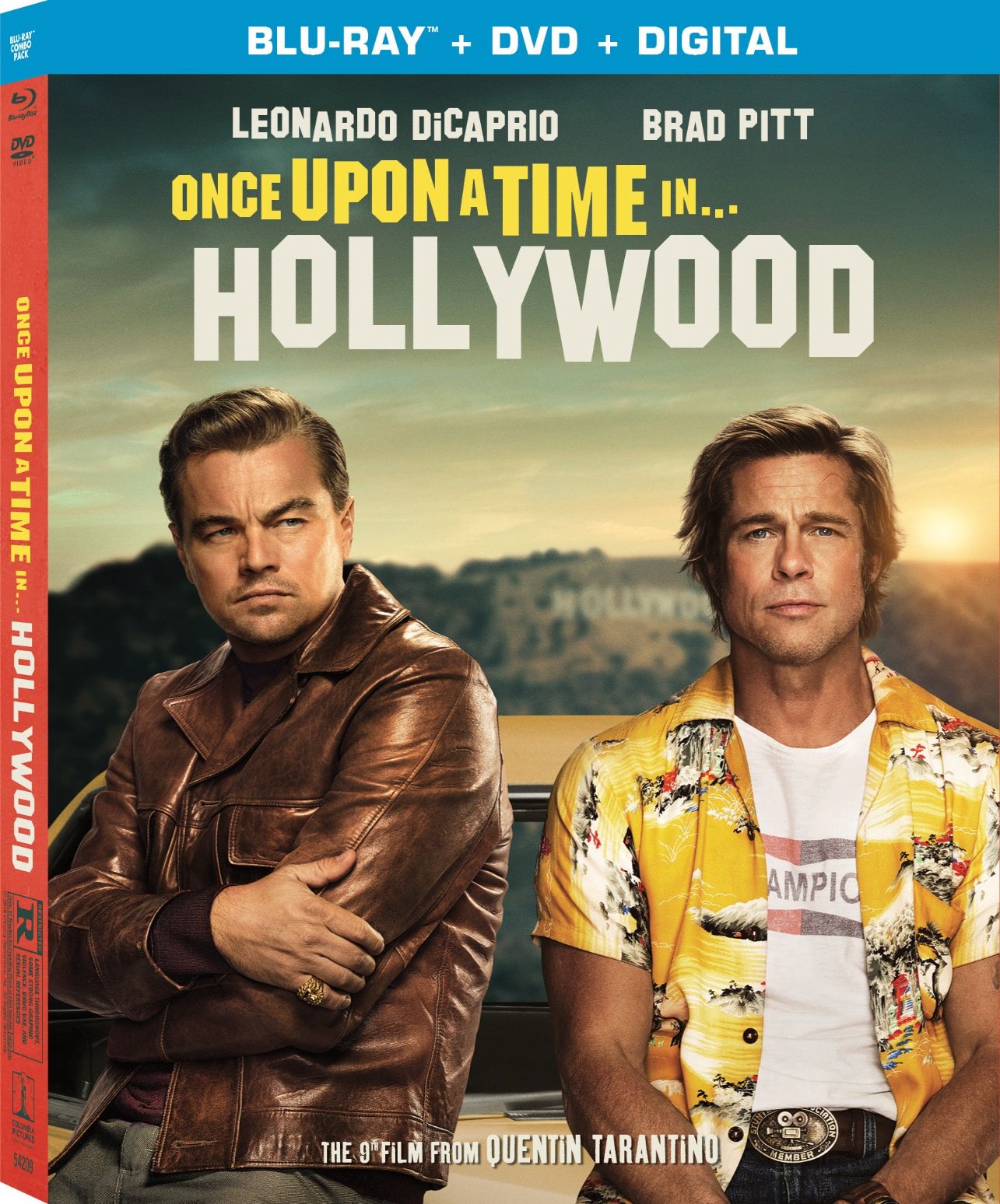 Once Upon a Time in Hollywood Blu-ray cover art