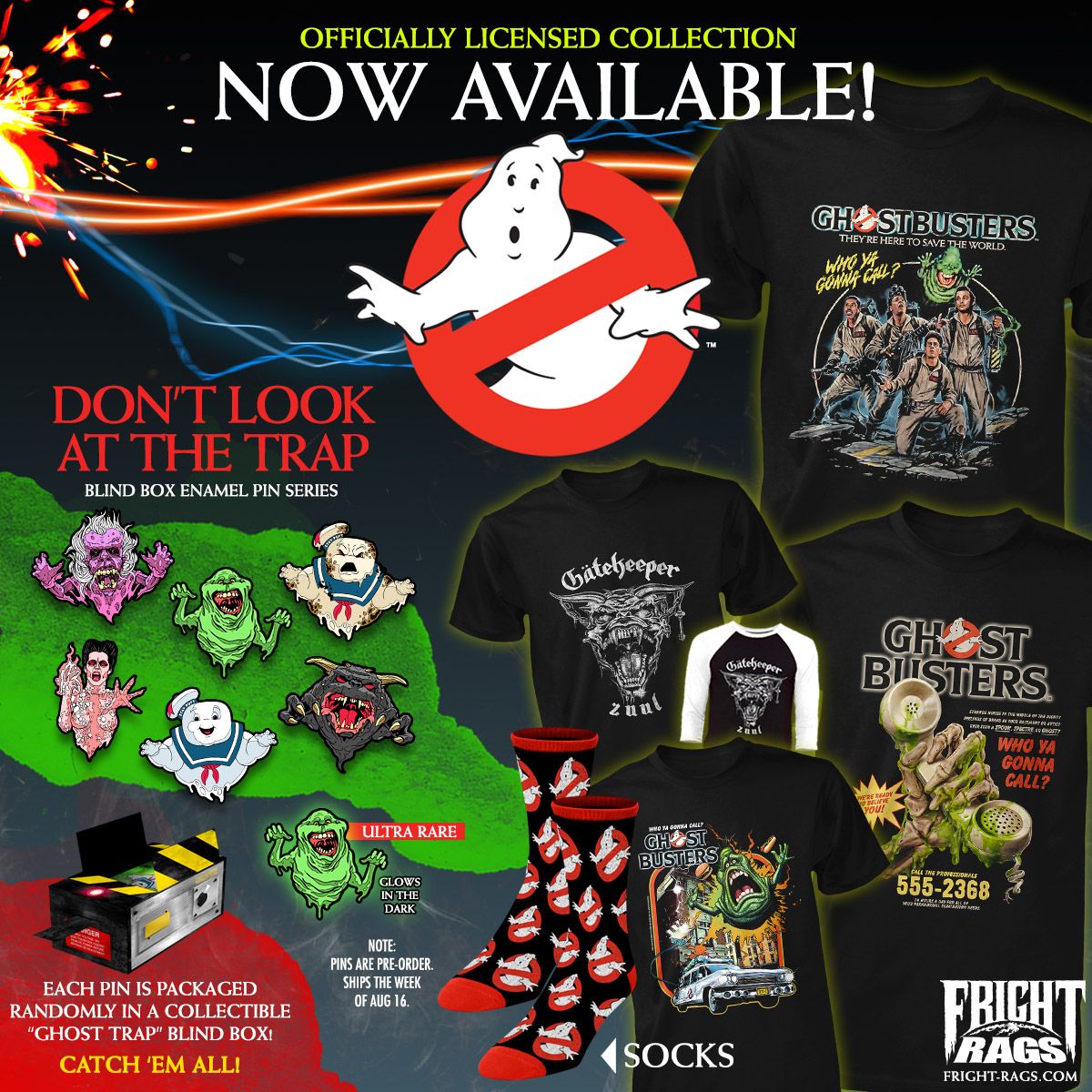 Ghostbusters Fright-Rags Collection