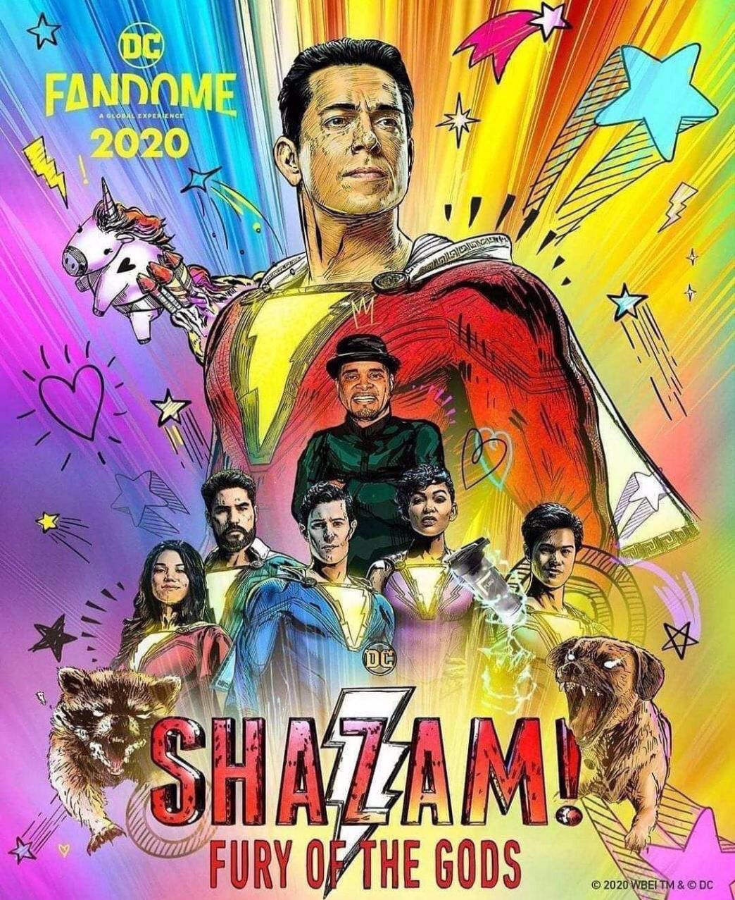 Shazam 2 Fury of the Gods poster